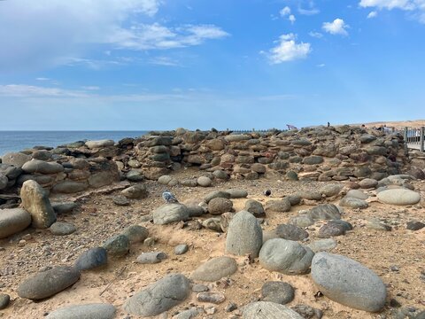Remains of the aboriginal settlement Punta Mujeres on the island of Gran Canaria
