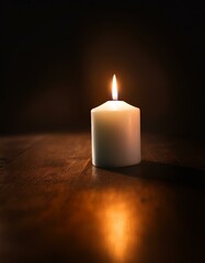 candle in the dark