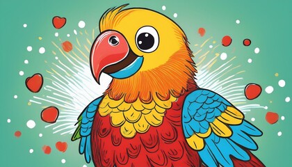 Obraz premium parrot 