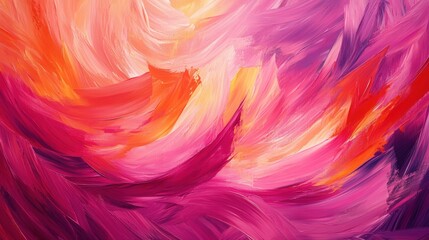 Vibrant abstract art piece featuring neon shades digital creation colorful swirls artistic environment captivating viewpoint expression