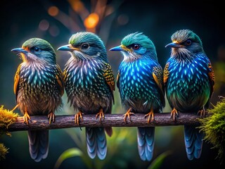 Nocturnal Bird Set: Low-Light Wildlife Photography