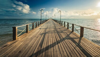 Fototapeta premium pier in the sea