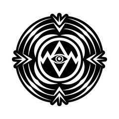 Waves symbol icon in glyph style