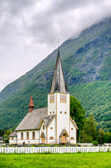 Fototapeta premium Stordal is a municipality in More og Romsdal county in Vestlandet region, Norway.