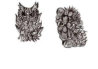 無題（自由・抽象・混沌・個性）ビジュアルアート