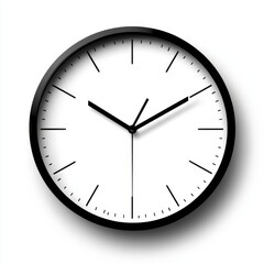 Modern Black and White Wall Clock.