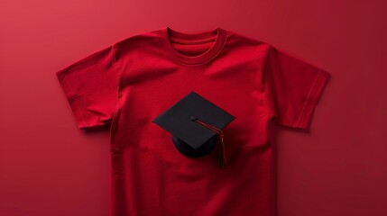 red shirt on a hanger