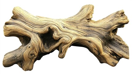 Unique Wood Log with Natural Textures and Patterns