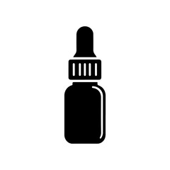 Eye drop bottle icon vector flat illustration design.