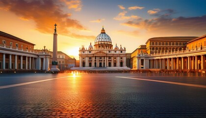 Fototapeta premium st peter basilica city