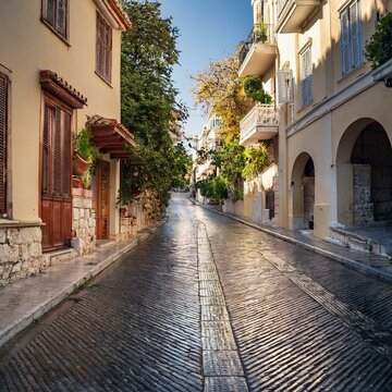 Fototapeta Greek streets