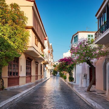 Fototapeta Greek streets