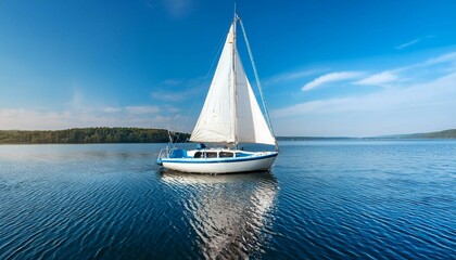 Fototapeta premium sailboat on the sea