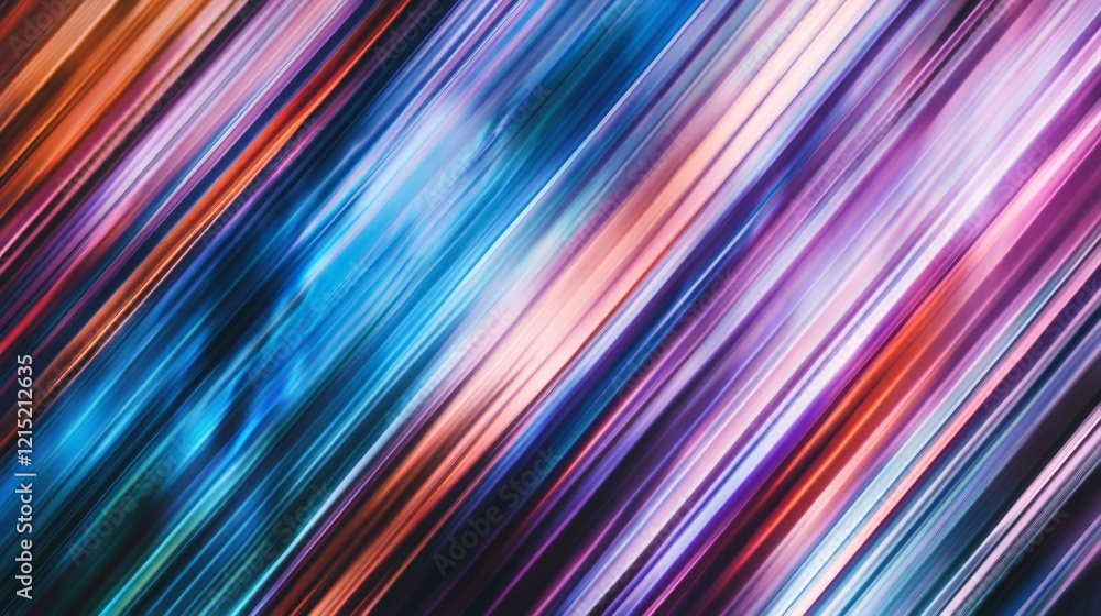 Aufkleber colorful diagonal lines are creating a vibrant and energetic abstract background, perfect for any pr