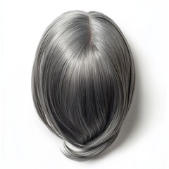 Fototapeta premium long hair isolated on white
