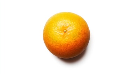 Fresh Orange on White Background Perfect for Healthy Lifestyle Imagery