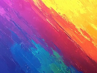 An energetic, vibrant abstract art piece, created with a palette knife. The colors are bold and the brushstrokes dynamic. A modern, eye-catching impressionistic work.