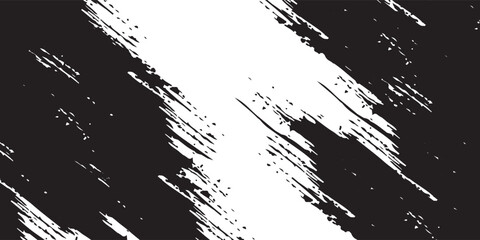 Brush strokes templates, vector grunge paintbrush