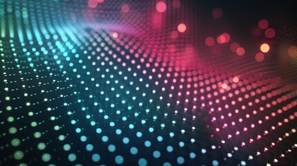 Abstract Colorful Dotted Pattern