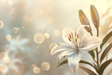 Fototapeta premium Blue flower in the wild