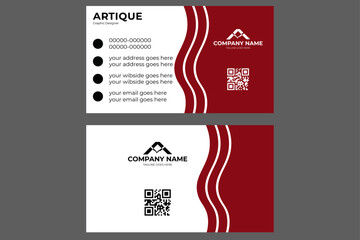 Business card simple and professional business card 