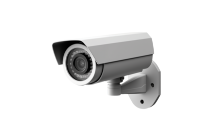 High tech security camera surveillance system for modern building protection