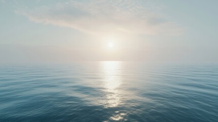 Obraz premium Pure blue turquoise water texture of the ocean sea with foam from and waves