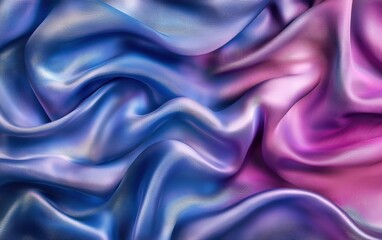 Obraz premium Smooth satin fabric folds with luxurious shine and depth