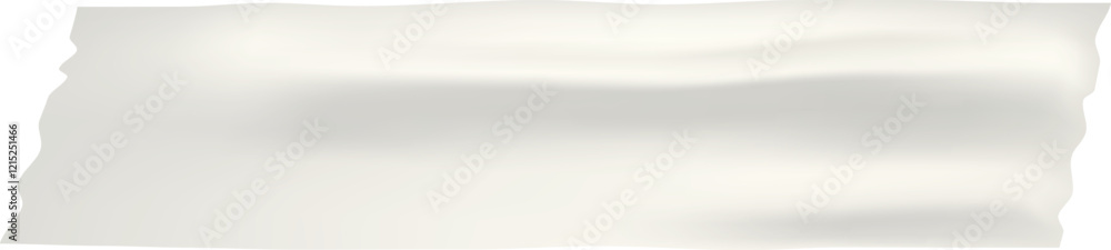 Aufkleber realistic white sheet of crumpled paper with adhesive tape is creating a wavy effect, perfect for sh