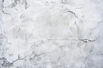 Fototapeta premium Image of Rough white plaster wall. Texture for background usage