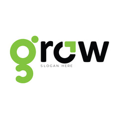 Stylish "G" grow logo, Stylish "O" with growth concept, company growth concept, Arrow showing grow your work.                                            Click and Enjoy.