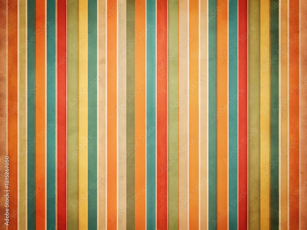 Poster retro vertical striped background with copy space for text or design elements