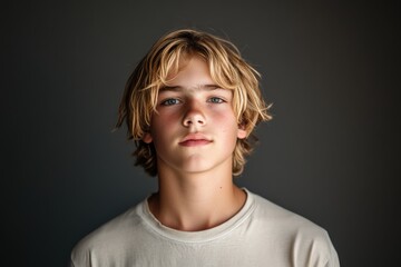 Portrait of a Young Boy with Natural Light and Soft Expressions