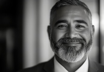 Obraz premium Business Professional with Beard