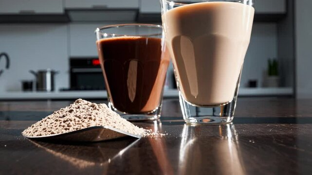 Protein Shakes and Powder: Delicious Chocolate and Vanilla Flavors