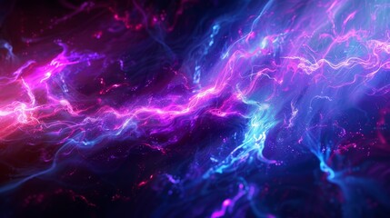 Abstract Nebula Cosmic Energy Flow