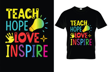 Obraz premium Teach hope love inspire