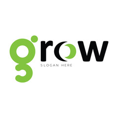 Stylish "G" grow logo, Stylish "O" with growth concept, company growth concept,
click and enjoy.