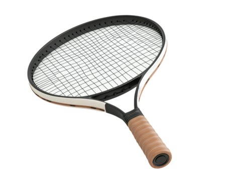 Isolated Tennis Racket
