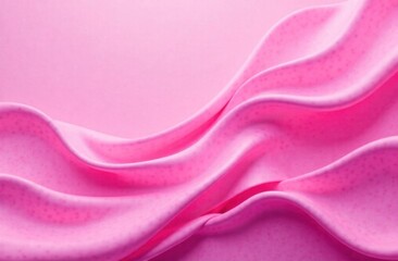 Obraz premium Abstract pink paper waves with curved layers creating a dynamic and elegant composition in soft tones