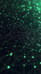 Green matrix technology background