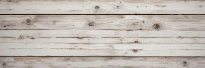 Fototapeta premium Detail of aged coastal wooden plank texture with faded whitewash, marine, old, vintage, rustic, weathered
