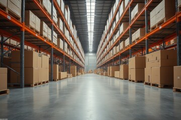 Fototapeta premium the benefits of a warehouse automation system