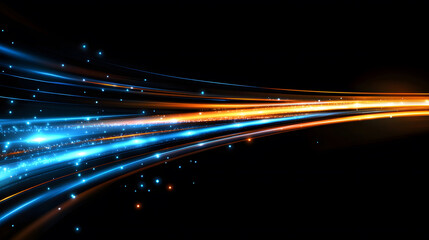 Naklejka premium Technology light track background/Technology abstract concept background