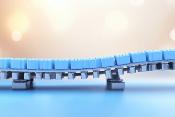 Conveyor belts display seasonal products while a diverse team manages adaptability within a dynamic facility environment