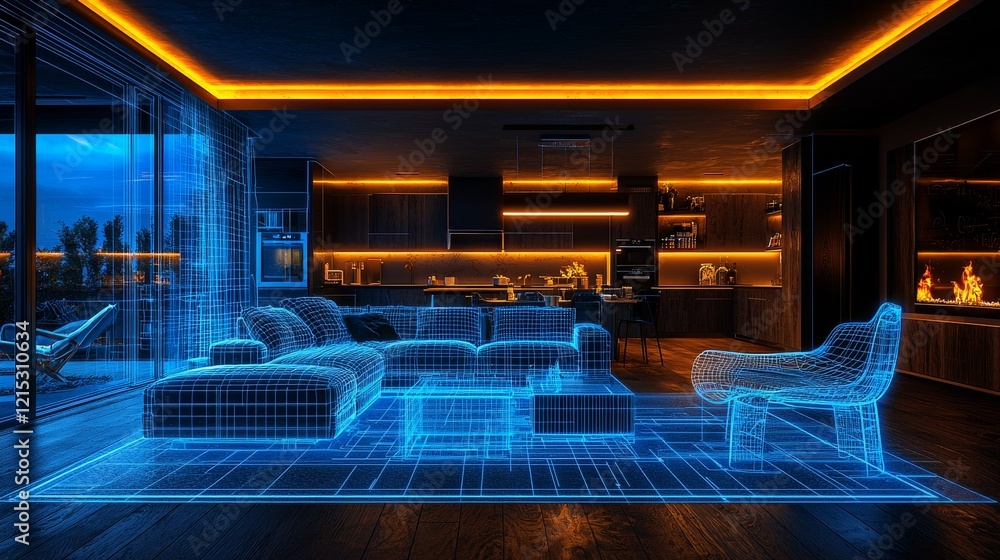 Aufkleber a smart home setup that uses augmented reality to visualize iot objects