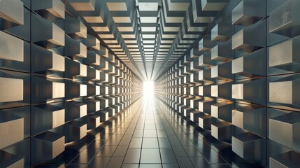 Abstract Architectural Tunnel