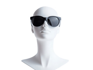 Isolated Mannequin Head with Sunglasses