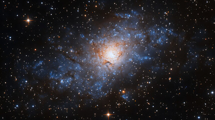 Obraz premium Stars and galaxy outer space sky night universe black starry background of shiny starfield