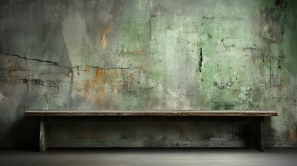 saturated pastel gray green colored low contrast concrete textured background empty colourful wall texture HD 8K wallpaper Stock Photographic Image